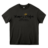 Asphalt Rest in Peace Young Dolph Heavy Core Tee - artisFamous