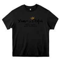 Black Rest in Peace Young Dolph Heavy Core Tee - artisFamous