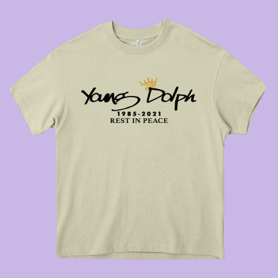 Rest In Peace Young Dolph Heavy Core Tee Designed By Artisfamous