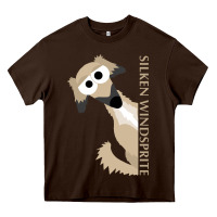 Chocolate Brown silken windsprite classic Heavy Core Tee - artisFamous