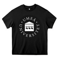 Black umeå university Heavy Core Tee - artisFamous