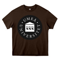 Chocolate Brown umeå university Heavy Core Tee - artisFamous