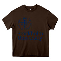 Chocolate Brown stockholm university Heavy Core Tee - artisFamous
