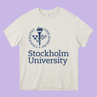 Stockholm University Heavy Core Tee Designed By Artisfamous
