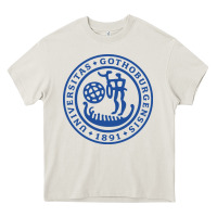 Cream university of gothenburg Heavy Core Tee - artisFamous