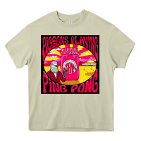 Mossy Best Pigeons Playing Ping Pong Music Heavy Core Tee - artisFamous