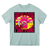 Arona Best Pigeons Playing Ping Pong Music Heavy Core Tee - artisFamous