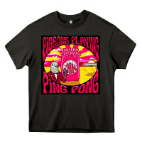Asphalt Best Pigeons Playing Ping Pong Music Heavy Core Tee - artisFamous