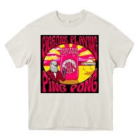 Cream Best Pigeons Playing Ping Pong Music Heavy Core Tee - artisFamous