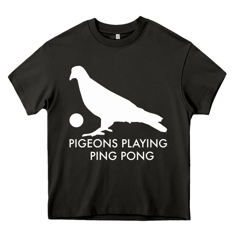 Best Pigeons Playing Ping Pong Music Heavy Core Tee by artisFamous | Teevron