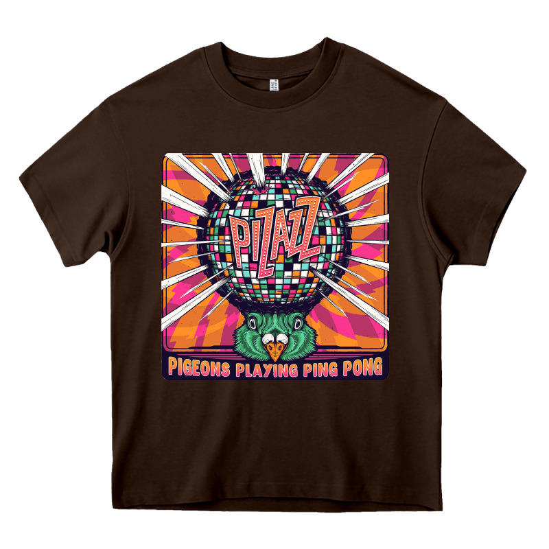 Best Pigeons Playing Ping Pong Music Heavy Core Tee by artisFamous | Teevron