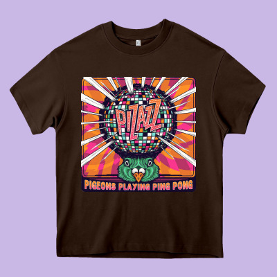 Best Pigeons Playing Ping Pong Music Heavy Core Tee Designed By Artisfamous