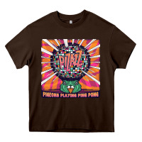 Chocolate Brown Best Pigeons Playing Ping Pong Music Heavy Core Tee - artisFamous