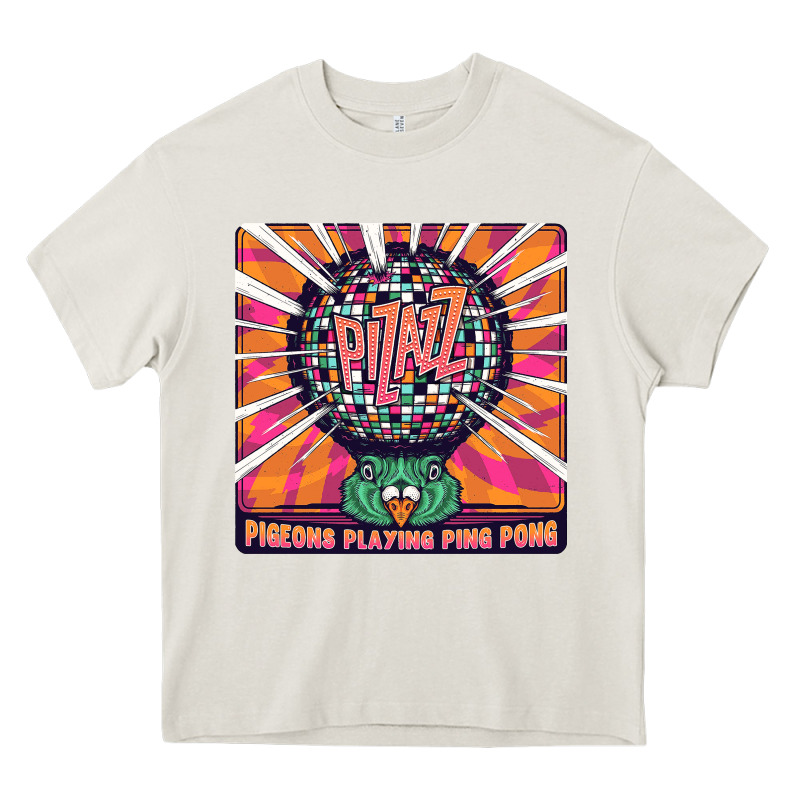 Best Pigeons Playing Ping Pong Music Heavy Core Tee by artisFamous | Teevron