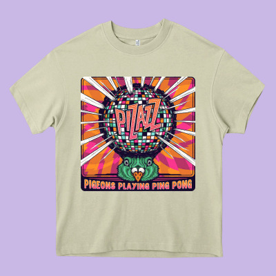 Best Pigeons Playing Ping Pong Music Heavy Core Tee Designed By Artisfamous