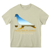 Mossy Best Pigeons Playing Ping Pong Music Heavy Core Tee - artisFamous
