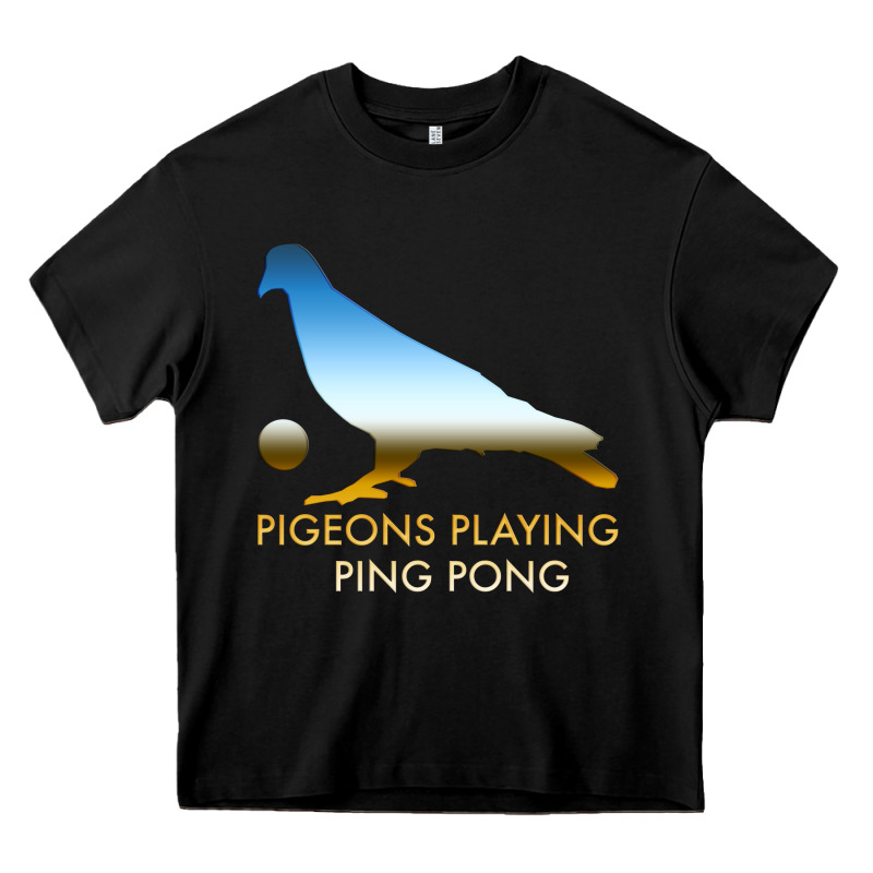 Best Pigeons Playing Ping Pong Music Heavy Core Tee by artisFamous | Teevron