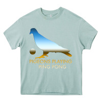Arona Best Pigeons Playing Ping Pong Music Heavy Core Tee - artisFamous