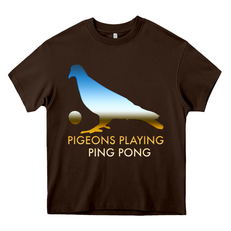 Best Pigeons Playing Ping Pong Music Heavy Core Tee by artisFamous | Teevron