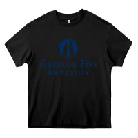 Black George Fox College Design Heavy Core Tee - artisFamous