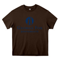 Chocolate Brown George Fox College Design Heavy Core Tee - artisFamous