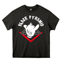 Asphalt black pyramid Heavy Core Tee - artisFamous