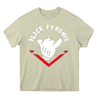 Mossy black pyramid Heavy Core Tee - artisFamous