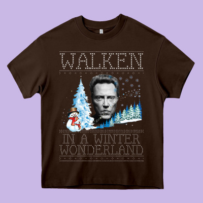 Christopher Walken Heavy Core Tee Designed By Artisfamous