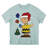 Charlie Brown Christmas Gifts Heavy Core Tee | Teevron