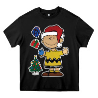 Black charlie brown christmas gifts Heavy Core Tee - artisFamous