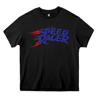 Black blue speed racer 80s   speed racer Heavy Core Tee - artisFamous