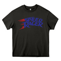 Asphalt blue speed racer 80s   speed racer Heavy Core Tee - artisFamous