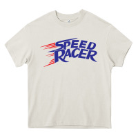 Cream blue speed racer 80s   speed racer Heavy Core Tee - artisFamous