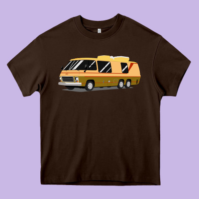 1970s Gmc Motorhome Gmc Motorhome Heavy Core Tee Designed By Artisfamous
