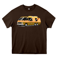 Chocolate Brown 1970s gmc motorhome gmc motorhome Heavy Core Tee - artisFamous