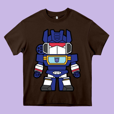 Soundwave Transformers Chibi Heavy Core Tee Designed By Artisfamous