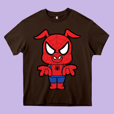 Spider Ham Heavy Core Tee Designed By Artisfamous