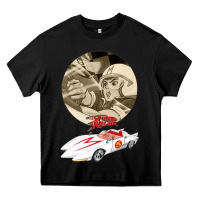Black go speed racer go go!!!   speed racer Heavy Core Tee - artisFamous