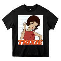 Black go trixie go!   speed racer Heavy Core Tee - artisFamous