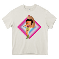 Cream betty boop Heavy Core Tee - artisFamous
