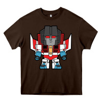 Chocolate Brown starscream chibi Heavy Core Tee - artisFamous