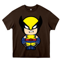 Chocolate Brown wolverine Heavy Core Tee - artisFamous