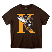 Chocolate Brown kalamazoo college Heavy Core Tee - artisFamous