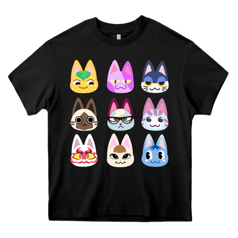 Animal Crossing Cute Cats Animal Crossing New Horizons Heavy Core Tee by artisFamous | Teevron