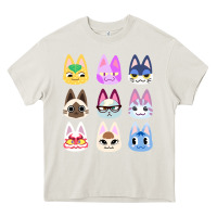 Cream animal crossing cute cats animal crossing new horizons Heavy Core Tee - artisFamous