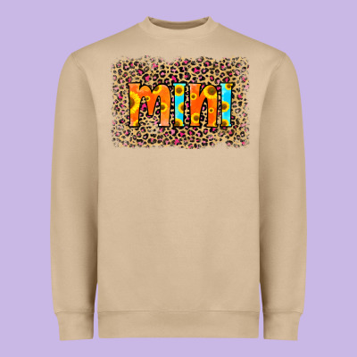Leopard Sunflower Mimi Heavyweight Sweatshirt Designed By Ranaportraitstore