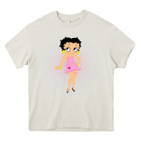 Cream betty boop Heavy Core Tee - artisFamous