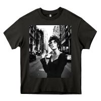 Asphalt linda evangelista fashion model Heavy Core Tee - artisFamous
