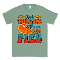Sage Thick Thighs&Pecan Pies Classic Tee - FaDigitalArtStudio