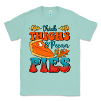 Seafoam Thick Thighs&Pecan Pies Classic Tee - FaDigitalArtStudio